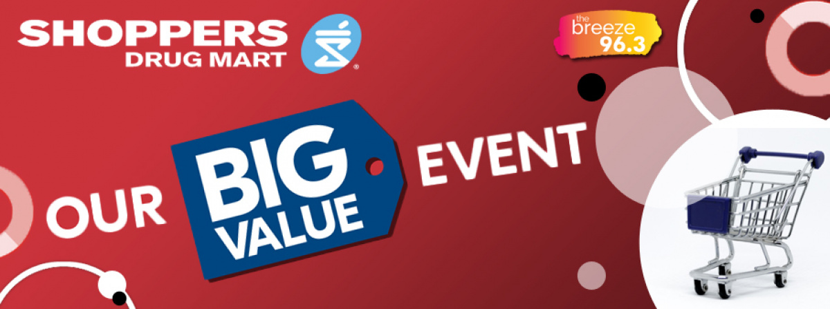 Breeze Rewards: Shoppers Drug Mart Our Big Value Event